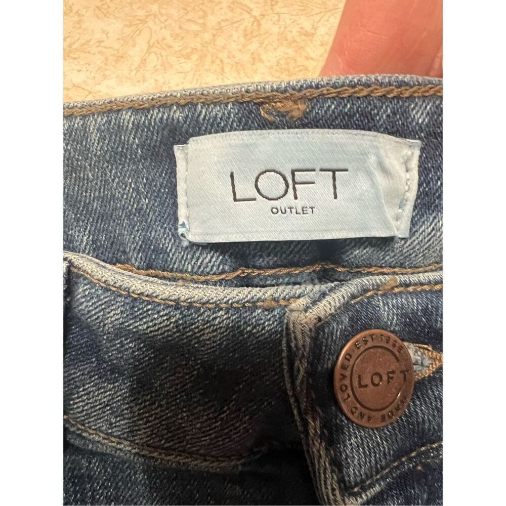 Loft Womans Skinny Ankle/Curvy/ Mid Rise Jeans Sz 8 NWT - Picture 3 of 7